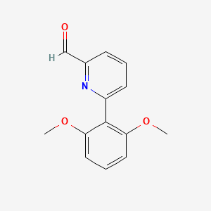 6-(2,6-Dimethoxyphenyl)picolinaldehyde