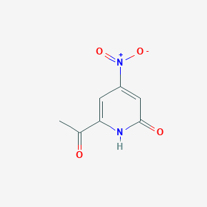 1-(6-Hydroxy-4-nitropyridin-2-YL)ethanone