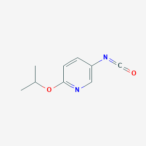 molecular formula C9H10N2O2 B14861317 5-Isocyanato-2-isopropoxypyridine 