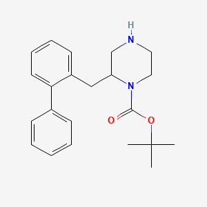 2-Biphenyl-2-ylmethyl-piperazine-1-carboxylic acid tert-butyl ester