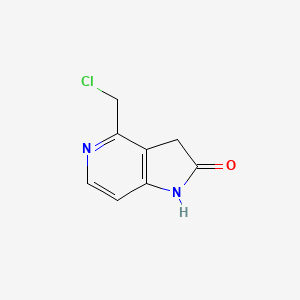 4-(Chloromethyl)-1,3-dihydro-2H-pyrrolo[3,2-C]pyridin-2-one