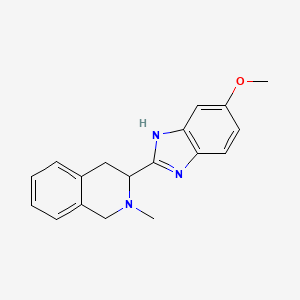 1,2,3,4-Tetrahydro-3-(5-methoxy-1H-benzo[D]imidazol-2-YL)-2-methylisoquinoline