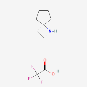 molecular formula C9H14F3NO2 B1486153 1-Azaspiro[3.4]octane trifluoroacetate CAS No. 2208787-38-4