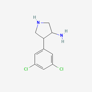 4-(3,5-Dichlorophenyl)pyrrolidin-3-amine