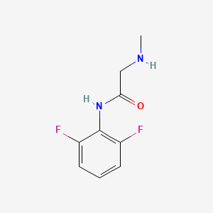 molecular formula C9H10F2N2O B14861589 N-(2,6-difluorophenyl)-2-(methylamino)acetamide 