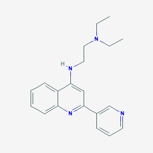 N',N'-Diethyl-N-(2-(pyridin-3-yl)quinolin-4-yl)ethane-1,2-diamine