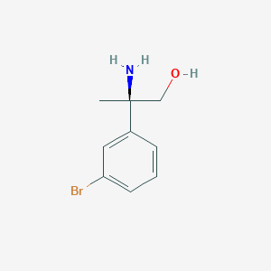 (R)-2-Amino-2-(3-bromophenyl)propan-1-ol