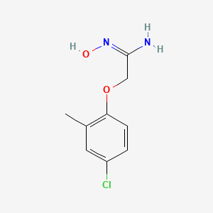 (E)-2-(4-chloro-2-methylphenoxy)-N'-hydroxyethanimidamide