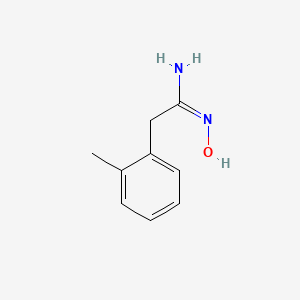 (1E)-N'-hydroxy-2-(2-methylphenyl)ethanimidamide