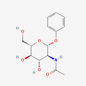 N-[(2R,3S,4S,5R,6S)-4,5-dihydroxy-6-(hydroxymethyl)-2-phenoxyoxan-3-yl]acetamide