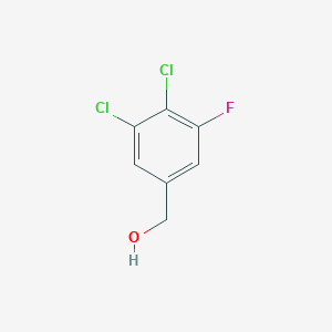 molecular formula C7H5Cl2FO B14861667 3,4-Dichloro-5-fluorobenzylalcohol 