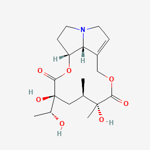 molecular formula C18H27NO7 B14861706 (15alpha,20R)-12,15,20-Trihydroxy-15,20-dihydrosenecionan-11,16-dione 