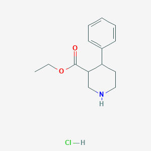 molecular formula C14H20ClNO2 B1486172 Ethyl 4-phenyl-3-piperidinecarboxylate hydrochloride CAS No. 2206965-77-5