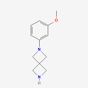 2-(3-Methoxyphenyl)-2,6-diazaspiro[3.3]heptane