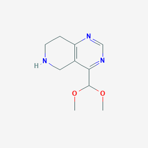 4-(Dimethoxymethyl)-5,6,7,8-tetrahydropyrido[4,3-D]pyrimidine