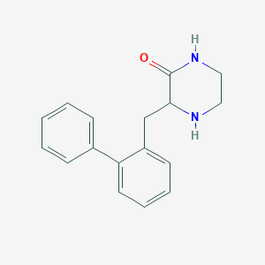 3-Biphenyl-2-ylmethyl-piperazin-2-one