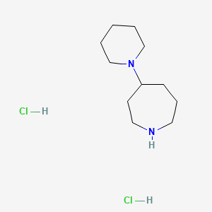 molecular formula C11H24Cl2N2 B1486176 4-(1-Piperidinyl)azepane dihydrochloride CAS No. 2204562-27-4