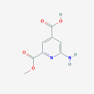 2-Amino-6-(methoxycarbonyl)isonicotinic acid