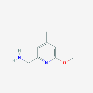 (6-Methoxy-4-methylpyridin-2-YL)methylamine