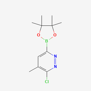 3-Chloro-4-methyl-6-(4,4,5,5-tetramethyl-1,3,2-dioxaborolan-2-YL)pyridazine