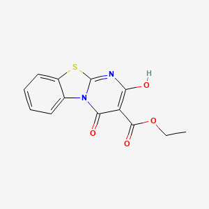 Ethyl 2-hydroxy-4-oxo-4H-pyrimido[2,1-b][1,3]benzothiazole-3-carboxylate