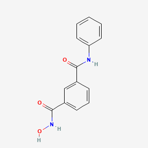 1-N-hydroxy-3-N-phenylbenzene-1,3-dicarboxamide