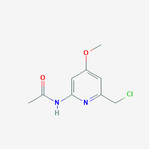 N-(6-(Chloromethyl)-4-methoxypyridin-2-yl)acetamide