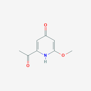 1-(4-Hydroxy-6-methoxypyridin-2-YL)ethanone