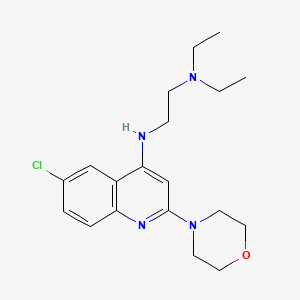 N'-(6-Chloro-2-morpholinoquinolin-4-yl)-N,N-diethylethane-1,2-diamine