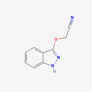 2-(1H-Indazol-3-yloxy)acetonitrile