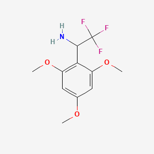 2,2,2-Trifluoro-1-(2,4,6-trimethoxy-phenyl)-ethylamine