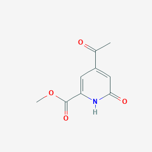 Methyl 4-acetyl-6-hydroxypyridine-2-carboxylate