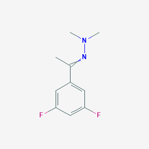 N-[1-(3,5-difluorophenyl)ethylideneamino]-N-methylmethanamine