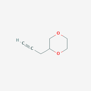 molecular formula C7H10O2 B14862121 2-Prop-2-ynyl-1,4-dioxane 