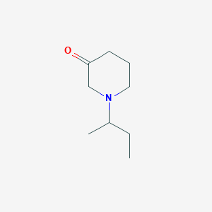 molecular formula C9H17NO B14862148 1-Sec-butyl-piperidin-3-one CAS No. 886365-27-1