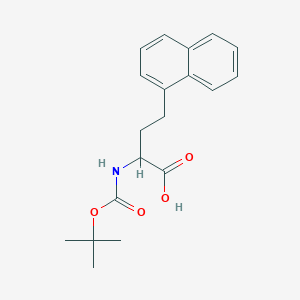 2-((Tert-butoxycarbonyl)amino)-4-(naphthalen-1-yl)butanoic acid