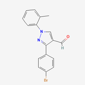 3-(4-Bromophenyl)-1-o-tolyl-1H-pyrazole-4-carbaldehyde