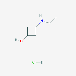 molecular formula C6H14ClNO B1486224 3-(Ethylamino)cyclobutanol hydrochloride CAS No. 2203071-36-5