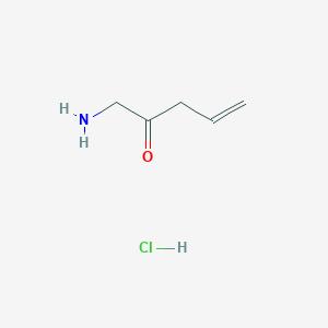 molecular formula C5H10ClNO B1486232 1-Amino-4-penten-2-one hydrochloride CAS No. 2203716-94-1