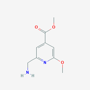 Methyl 2-(aminomethyl)-6-methoxyisonicotinate