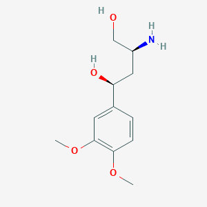 (1S,3S)-3-Amino-1-(3,4-dimethoxyphenyl)-1,4-butanediol