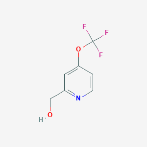 molecular formula C7H6F3NO2 B14862373 (4-(Trifluoromethoxy)pyridin-2-yl)methanol 