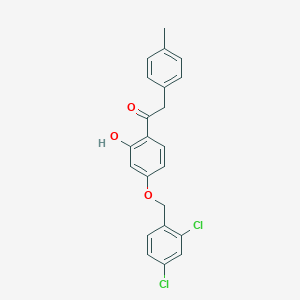 1-(4-(2,4-Dichlorobenzyloxy)-2-hydroxyphenyl)-2-p-tolylethanone