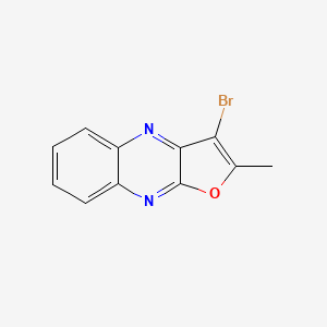 3-Bromo-2-methylfuro[2,3-b]quinoxaline