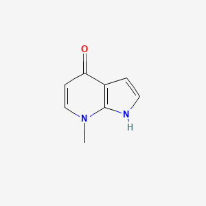 molecular formula C8H8N2O B14862416 7-methyl-7H-pyrrolo[2,3-b]pyridin-4-ol 