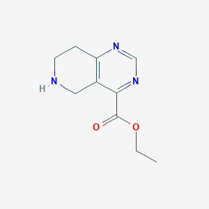 Ethyl 5,6,7,8-tetrahydropyrido[4,3-D]pyrimidine-4-carboxylate