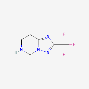 2-(Trifluoromethyl)-5,6,7,8-tetrahydro-[1,2,4]triazolo[1,5-C]pyrimidine