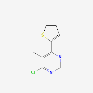 4-Chloro-5-methyl-6-(thiophen-2-yl)pyrimidine