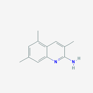 3,5,7-Trimethylquinolin-2-amine