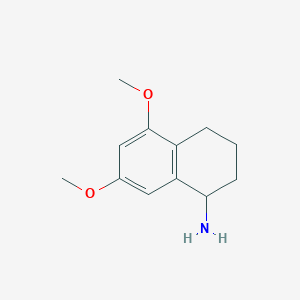 5,7-Dimethoxy-1,2,3,4-tetrahydronaphthalen-1-amine